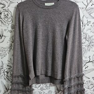 Pants Store Fringe Sleeve Knit Top